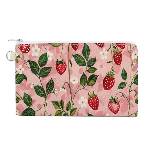 Flower Messenger.jpg Münzgeldbörse mit Reißverschluss, Segeltuch, Kleingeldtasche, tragbare Münztasche für Männer und Frauen, kleine Kosmetiktasche, Pfirsich-Erdbeere, Einheitsgröße, Kleine Flower Messenger.jpg Münzgeldbörse mit Reißverschluss, Segeltuch, Kleingeldtasche, tragbare Münztasche für Männer und Frauen, kleine Kosmetiktasche, Pfirsich-Erdbeere, Einheitsgröße, Kleine von YUXBVKRS
