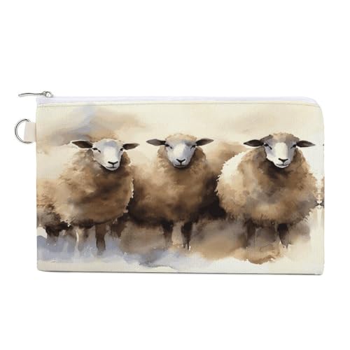 Flower Messenger.jpg Münzgeldbörse mit Reißverschluss, Segeltuch, Kleingeldtasche, tragbare Münztasche für Männer und Frauen, kleine Kosmetiktasche, Schaf-Aquarell, Einheitsgröße, Kleine Münzgeldbörse Flower Messenger.jpg Münzgeldbörse mit Reißverschluss, Segeltuch, Kleingeldtasche, tragbare Münztasche für Männer und Frauen, kleine Kosmetiktasche, Schaf-Aquarell, Einheitsgröße, Kleine Münzgeldbörse von YUXBVKRS