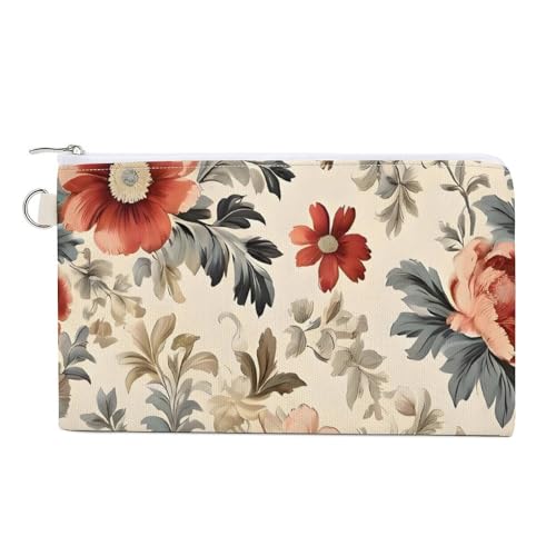 Geldbörse mit Weidenzweig-Zeichnung, mit Reißverschluss, Segeltuch, Kleingeldbörse, tragbare Münztasche für Männer und Frauen, kleine Kosmetiktasche, Amerikanische Blume, Einheitsgröße, Kleine Geldbörse mit Weidenzweig-Zeichnung, mit Reißverschluss, Segeltuch, Kleingeldbörse, tragbare Münztasche für Männer und Frauen, kleine Kosmetiktasche, Amerikanische Blume, Einheitsgröße, Kleine von YUXBVKRS