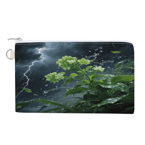 Münzgeldbörse mit Reißverschluss, Segeltuch, tragbar, für Damen und Herren, kleine Kosmetiktasche, Kürbis- und schwarze Katze, Grüne Blumenpflanze, Einheitsgröße, Kleine Münzgeldbörse Münzgeldbörse mit Reißverschluss, Segeltuch, tragbar, für Damen und Herren, kleine Kosmetiktasche, Kürbis- und schwarze Katze, Grüne Blumenpflanze, Einheitsgröße, Kleine Münzgeldbörse von YUXBVKRS