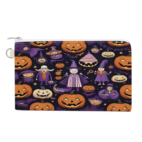 Süße Münzbörse mit Capybara-Gesicht, mit Reißverschluss, Segeltuch, Kleingeldtasche, tragbare Münztasche für Männer und Frauen, kleine Kosmetiktasche, Gruseliger Halloween-Druck, Einheitsgröße, Kleine Süße Münzbörse mit Capybara-Gesicht, mit Reißverschluss, Segeltuch, Kleingeldtasche, tragbare Münztasche für Männer und Frauen, kleine Kosmetiktasche, Gruseliger Halloween-Druck, Einheitsgröße, Kleine von YUXBVKRS