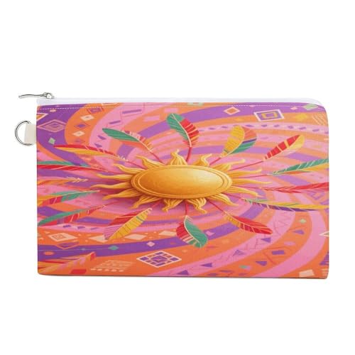 Totenkopf-Skelett-Münzgeldbörse mit Reißverschluss, Segeltuch, Kleingeld-Geldbörse, tragbare Münztasche für Männer und Frauen, kleine Kosmetiktasche, Retro Boho Sun, Einheitsgröße, Kleine Totenkopf-Skelett-Münzgeldbörse mit Reißverschluss, Segeltuch, Kleingeld-Geldbörse, tragbare Münztasche für Männer und Frauen, kleine Kosmetiktasche, Retro Boho Sun, Einheitsgröße, Kleine von YUXBVKRS