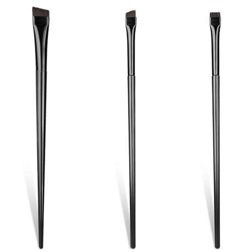 Eyeliner Augenbrauen Pinsel, Abgewinkelter Eyeliner Pinsel Make Up Eyebrow Pinsel Augenbrauenpinsel Schminkpinsel Lidschatten Pinselset Applikator Kosmetikpinsel Brush Kleine Drybrush Pinsel, 3 Stück Eyeliner Augenbrauen Pinsel, Abgewinkelter Eyeliner Pinsel Make Up Eyebrow Pinsel Augenbrauenpinsel Schminkpinsel Lidschatten Pinselset Applikator Kosmetikpinsel Brush Kleine Drybrush Pinsel, 3 Stück von YUXIANLB