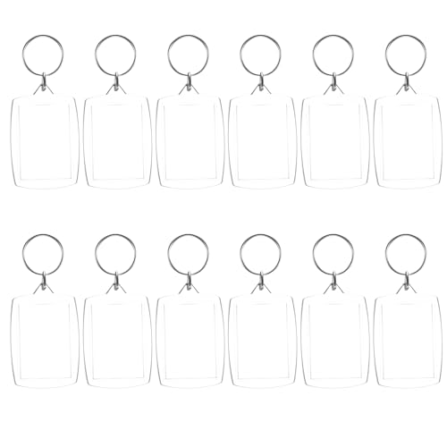 YUXIANLB 12 Stück Acryl Foto Keychain Halter Klare DIY Bilderrahmen mit Split Ring für persönliche Fotos Kunstwerke Erinnerungen Geschenke Geburtstage Partys DIY Bastelprojekte Kreative Dekoration YUXIANLB 12 Stück Acryl Foto Keychain Halter Klare DIY Bilderrahmen mit Split Ring für persönliche Fotos Kunstwerke Erinnerungen Geschenke Geburtstage Partys DIY Bastelprojekte Kreative Dekoration von YUXIANLB