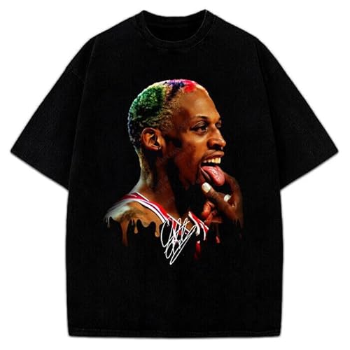 Dennis Rodman Tongue Out Rodzilla Hollywood 90's Vintage Design T-Shirt von YUXUuruRTE