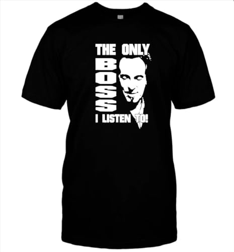 The Only Boss I Listen to T Shirts for Man Woman Kid Best Music Posters t Shirt DMN Black von YUXUuruRTE