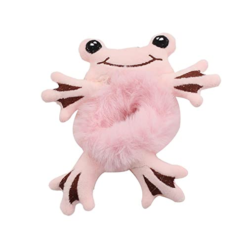 Kinder Mädchen Niedliche Tierhaargummi Häschen Plüsch Haargummi Bär Krawatten Haar T6B5 Scrunchies Flauschiger Plüsch Rop Rabbit von YUYQAQ