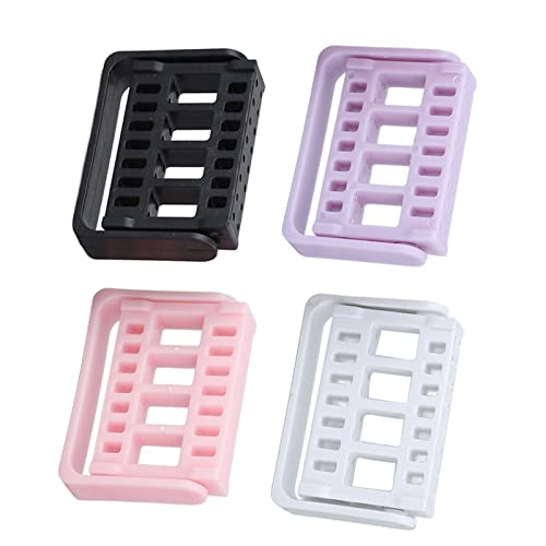 4 Stück Nagelbohrerhalter Ständer Home Salon Staubdicht Nagelbohrer Display Organizer Aufbewahrungsbehälter Box Nagelbohrer Halter Staubdichter Ständer Displayer Organizer Container von YUYTE