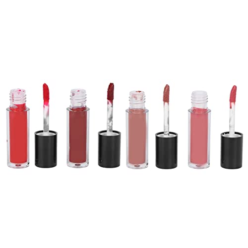 4Pcs Lip Glaze Matte Texture Exquisite Elegante Glättung Kompaktes Design Lipgloss für Den Täglichen Gebrauch, Make-up Geschenksets für Mädchen Frauen (02#[4 Geschenkboxen]) von YUYTE