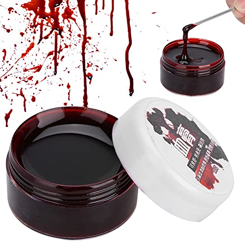 Face Body Paint Kunstblut, Professional Sfx Make Up Kunstblut Für Halloween Oder Kostümpartys, Realistic Horror Make Up Für Vampire Zombie Theatre Spezialeffekte(30ml) von YUYTE