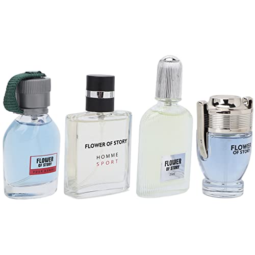 Herren Eau De Toilette, 4 * 25ml Parfüm für Männer Herrenparfüm Köln Parfüm Set Langlebiges Weihnachts Thanksgiving Parfümgeschenk, Ihr Freund oder Ein Anderer Männlicher Freund von YUYTE