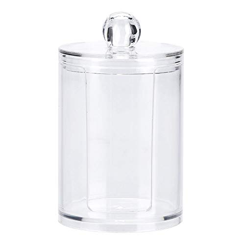 Runde Acryl Makeup Pad Aufbewahrungsbox, Makeup Cotton Swab Organizer von YUYTE