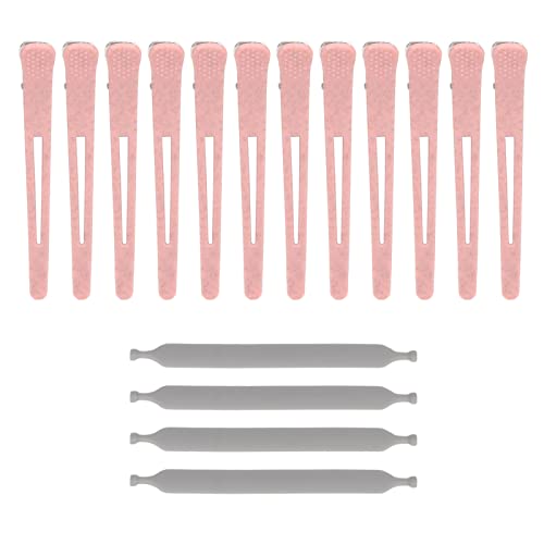 Salon-Haarspangen-Set, 12-teiliges Professionelles Home-Port-12-teiliges Haarteiler-Clip-Haarspangen Zum Styling von Haarspangen für Frauen, 12-teiliges Salon-Haarspangen-Set von YUYTE