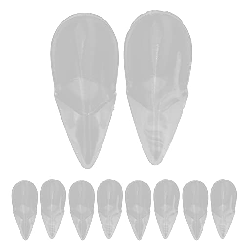 Vampirzähne Gefälschte Zähne, Transparent Cosplay Party Gebiss Prop Kostüm für Halloween Cosplay Gebiss Dekoration Gefälligkeiten Anzieh Zubehör(19MM) von YUYTE