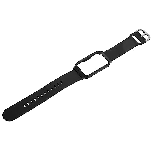 YUYTE 20-mm-Uhrenarmband mit Gehäuse, Wasserdicht, Weiches Silikon, Größenverstellbar, Leicht, Leicht, Kompatibel, Modisch, Designsicher, Weiches Silikon, Größenverstellbar, Leicht von YUYTE