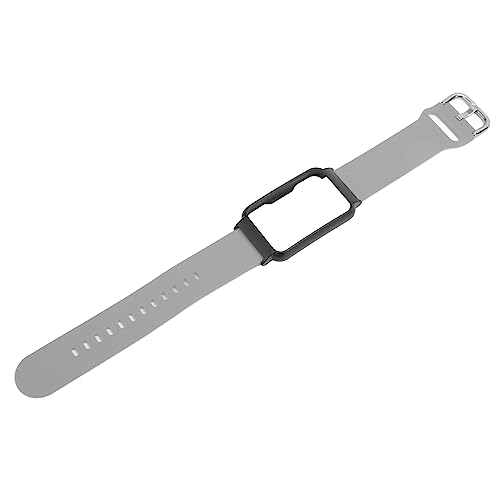 YUYTE 20-mm-Uhrenarmband mit Gehäuse, Wasserdicht, Weiches Silikon, Größenverstellbar, Leicht, Leicht, Kompatibel, Modisch, Designsicher, Weiches Silikon, Größenverstellbar, Leicht von YUYTE