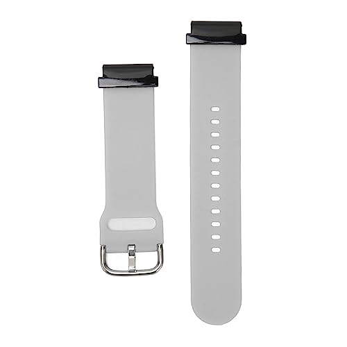 YUYTE Austausch der Silikon-Uhrenarmbänder, Austausch der Smart-Sportuhren-Armbänder, Einfach zu Installieren, Bequem mit Schweißfestem Design, Smart-Sportuhren-Armbänder (GRAY) von YUYTE