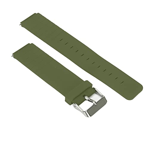YUYTE Ersatz Armband Silikon Ersatz Uhr Release Zubehör Armbanduhr Armband Armband für T1 (OD Grün) von YUYTE