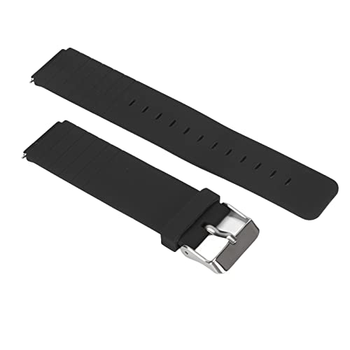 YUYTE Ersatz Armband Silikon Ersatz Uhr Release Zubehör Armbanduhr Armband Armband für T1 (Schwarz) von YUYTE