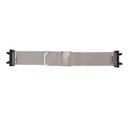 YUYTE Mesh-Uhrenarmband, Kompatibles Mesh-Mehrzweck-Uhrenarmband, Einfache Installation für Geschäftstreffen für Männer (SILVER) von YUYTE