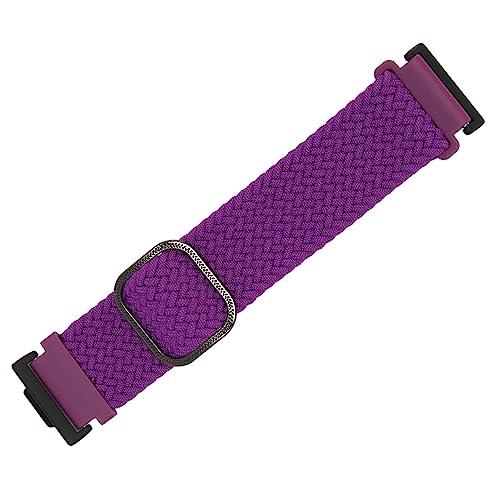 YUYTE Verstellbares, Gewebtes Sport-Ersatzarmband für Watch 2 – Elastisch, Schnell Trocknend, Geeignet für Sport mit Einfacher Installation (Lila) von YUYTE