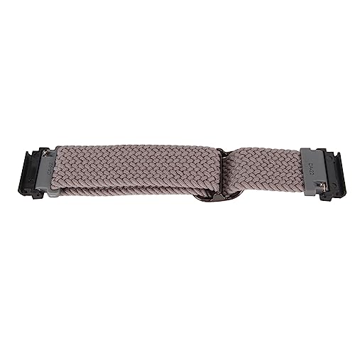 YUYTE Verstellbares Armband für 7 6 5 mit Schweißabsorbierendem Nylonband, Leicht und Atmungsaktiv, Verstellbare Schnalle und 2 Anschlüsse, Geeignet für T2 (Grau) von YUYTE