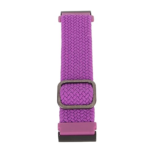 YUYTE Verstellbares Nylon-Ersatzarmband für Spartan Hr Baro, 7, D5i – Einfache Installation mit Metallschnalle, Atmungsaktives Material für den Sport (Lila) von YUYTE