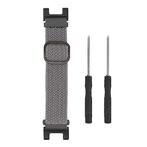 YUYTE Verstellbares Nylon-Sportarmband mit Atmungsaktivem Riemen für T-Rex, Kompatibel mit Schwimmen und Laufen (Grau) von YUYTE