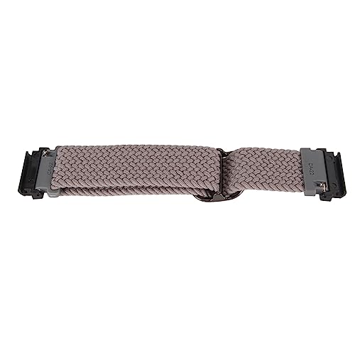 YUYTE Verstellbares Nylon-Webarmband mit Schnalle für Fenix ​​7 6 5, Schweißabsorbierendes Armband, Geeignet für Falcon, T REX 2 Ultrae, 2 Anschlüsse, für Falcon, T REX 2 Ultra (GRAY) von YUYTE