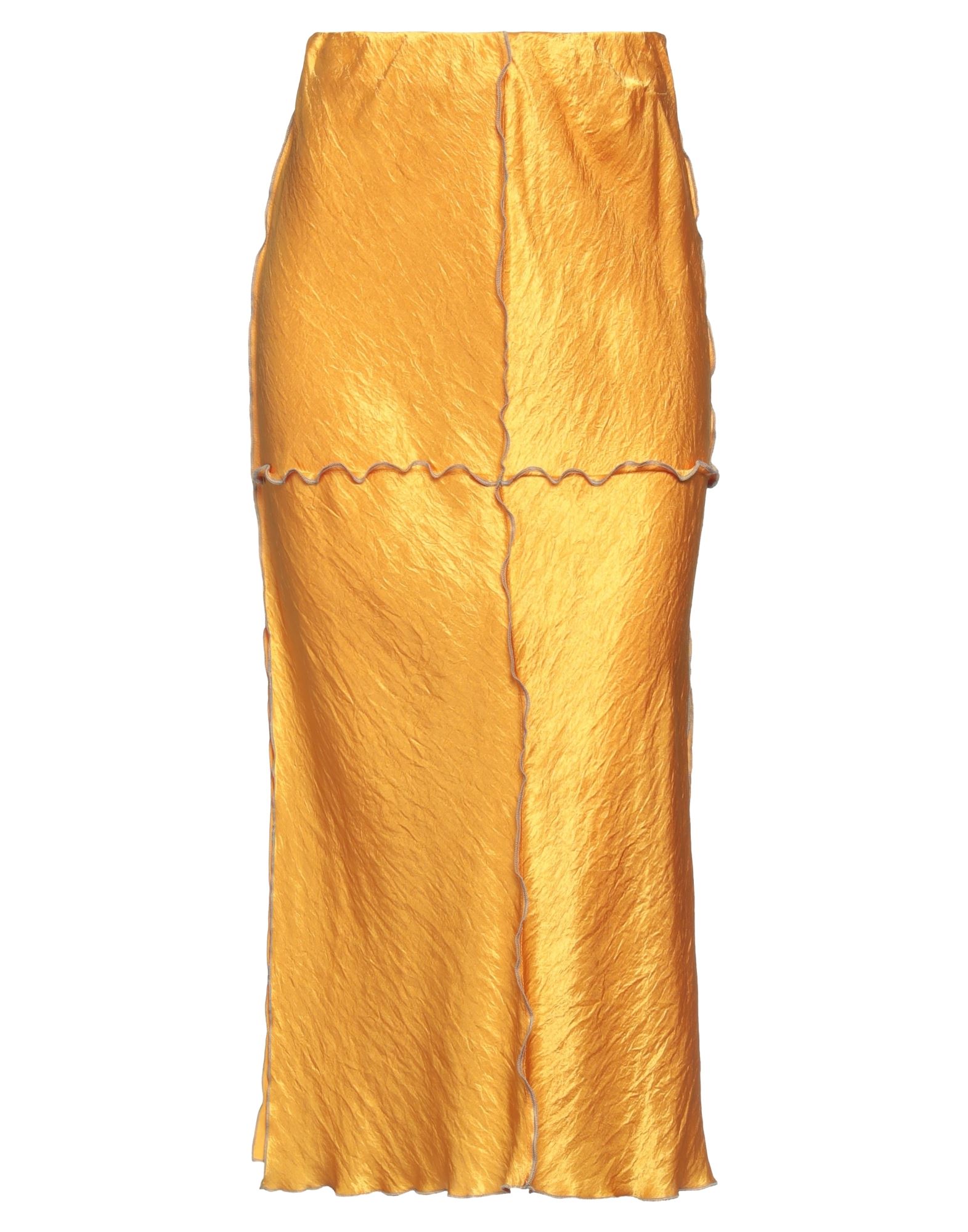 YUZEFI Midi-rock Damen Mandarine YUZEFI Midi-rock Damen Mandarine von YUZEFI