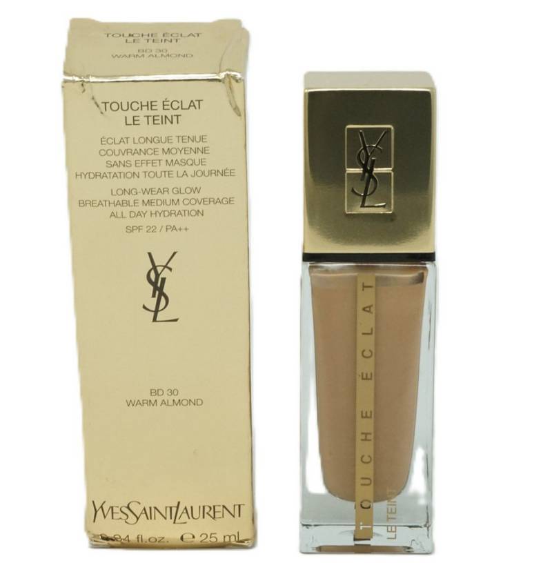 YVES SAINT LAURENT Foundation Yves Saint Laurent Eclat Le Teint Foundation BD 30 Warm Almond 25ml von YVES SAINT LAURENT