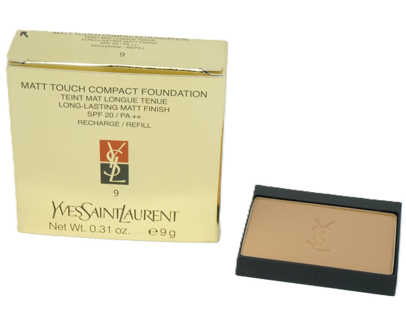YVES SAINT LAURENT Foundation Yves Saint Laurent Matt Touch Compact Foundation Refill # 9 von YVES SAINT LAURENT