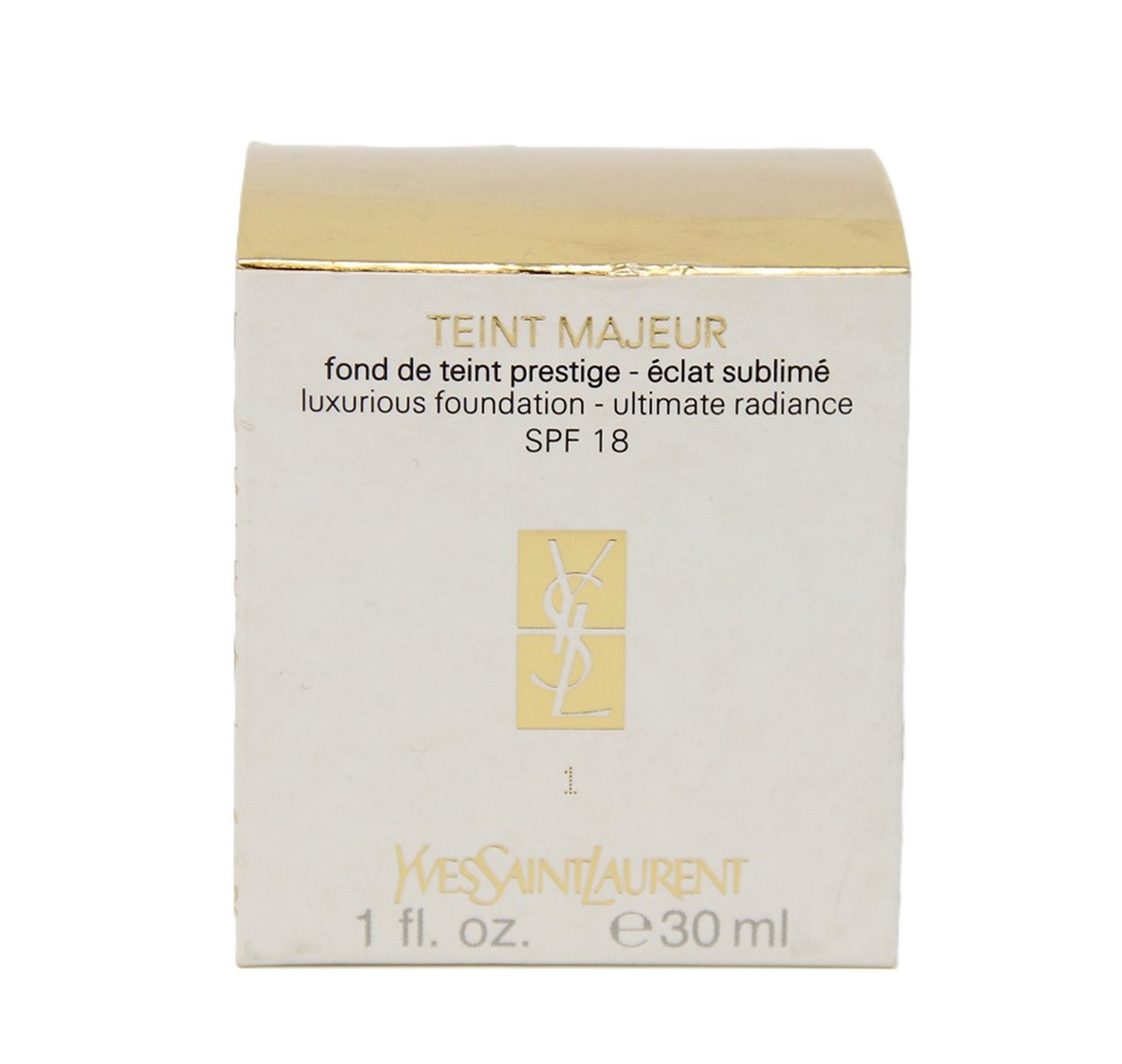 YVES SAINT LAURENT Foundation Yves Saint Laurent Teint Majeur 1 Foundation SPF18 30ml YVES SAINT LAURENT Foundation Yves Saint Laurent Teint Majeur 1 Foundation SPF18 30ml von YVES SAINT LAURENT