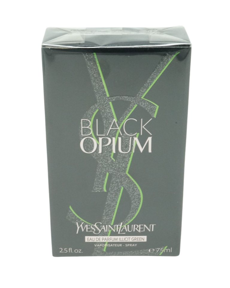 YVES SAINT LAURENT Körperspray Yves Saint Laurent Black Opium Eau de Parfum Illicit Green Spray 75ml von YVES SAINT LAURENT