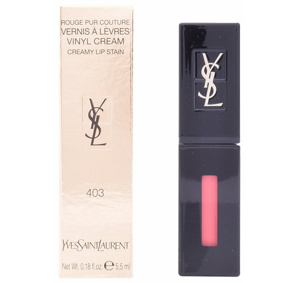 YVES SAINT LAURENT Lipgloss Vernis À Lèvres Vinyl Cream Lipgloss 403 Rose Happening 6ml von YVES SAINT LAURENT