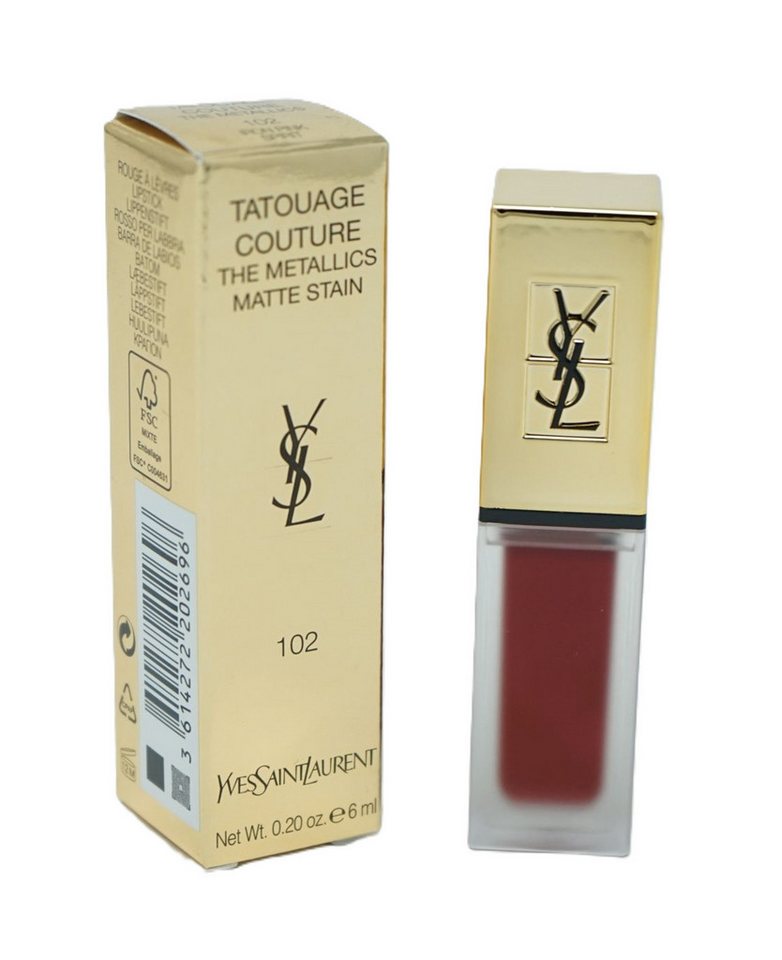 YVES SAINT LAURENT Lipgloss Yves saint Laurent Tatouage Lipgloss 102 Iron Pink Spirit von YVES SAINT LAURENT