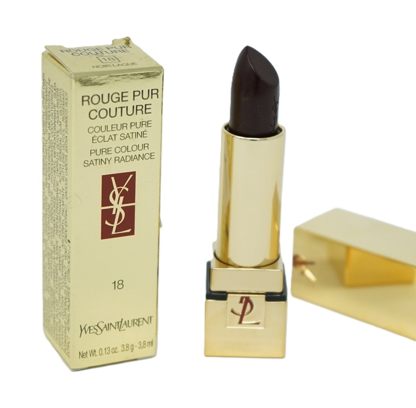 YVES SAINT LAURENT Lippenstift Yves Saint Laurent Rouge Pur Couture Pure Colour Lippenstift 18 Noir von YVES SAINT LAURENT