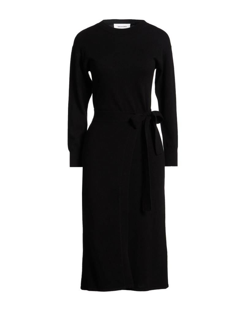 YVES SALOMON Midi-kleid Damen Schwarz von YVES SALOMON