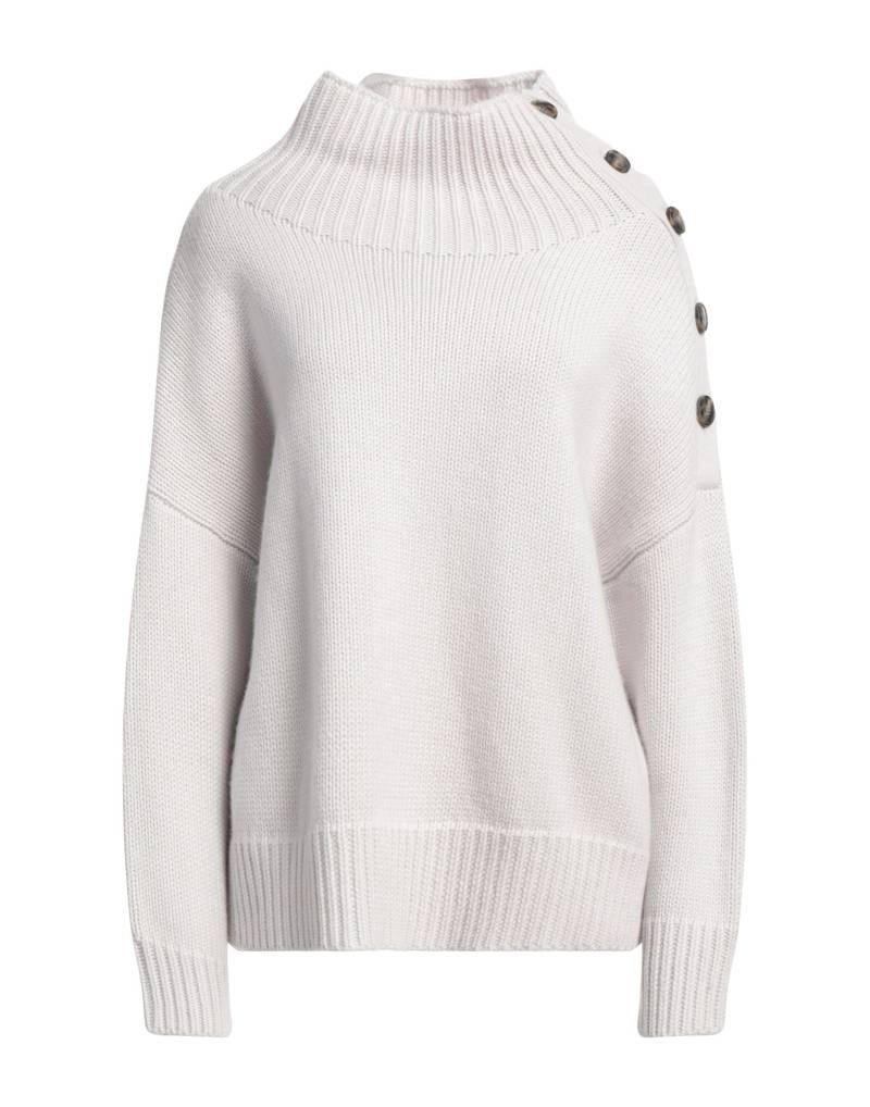 YVES SALOMON Rollkragenpullover Damen Hellgrau von YVES SALOMON