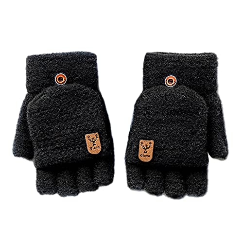 YVIIWL Fingerlose Thermo Handschuhe Flauschige Touchscreen Winter Warme Herren Damen Kinder Fahrrad Mtb Arthrose von YVIIWL