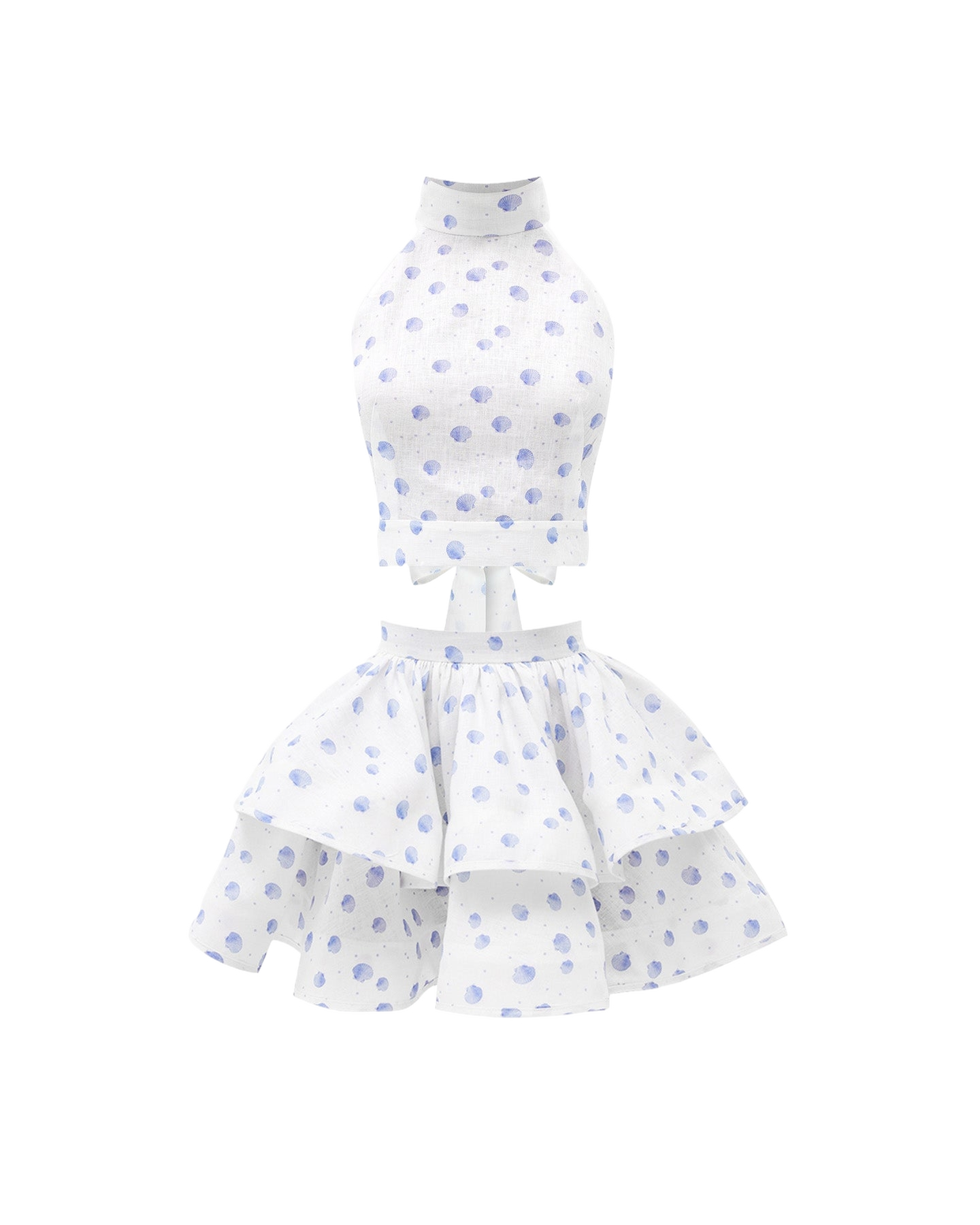 YVON | Anemone Top & Skirt | Women's Ghost White Skirt sets YVON | Anemone Top & Skirt | Women's Ghost White Skirt sets von YVON