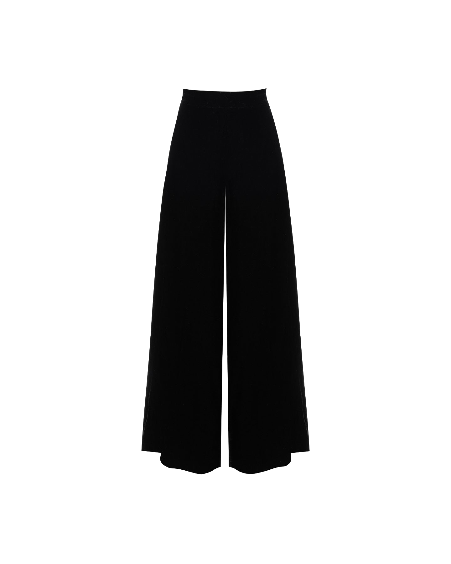 YVON | Dahlia Trousers Noir | Women's Jet Black Wide leg pants von YVON