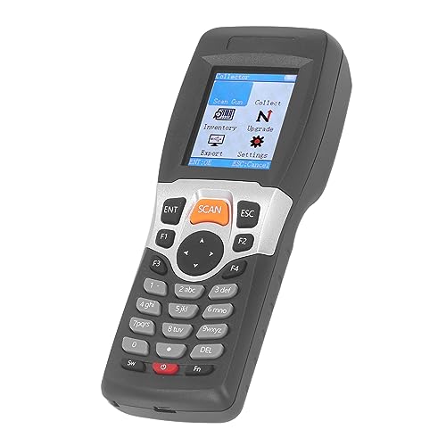 Kabelloser Barcode-Scanner, Tragbarer Barcode-Scanner 2,4 GHz, 1D-Inventarscanner, 2,2-Zoll-Farbbildschirm f¨¹r Superm?rkte, Lager, Barcode-Leseger?te von YWBL-WH