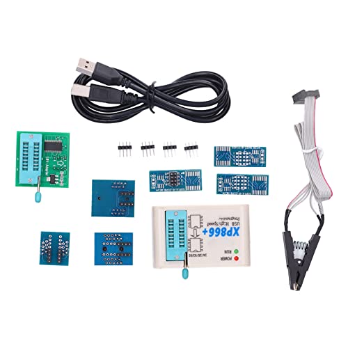 SPI Flash EEPROM BIOS Chip USB-Programmierer-Kit, Schnelle Lese- und Schreibgeschwindigkeit, Automatische Funktionen, Geeignet für Farbfernseher, DVDs SPI Flash EEPROM BIOS Chip USB-Programmierer-Kit, Schnelle Lese- und Schreibgeschwindigkeit, Automatische Funktionen, Geeignet für Farbfernseher, DVDs von YWBL-WH