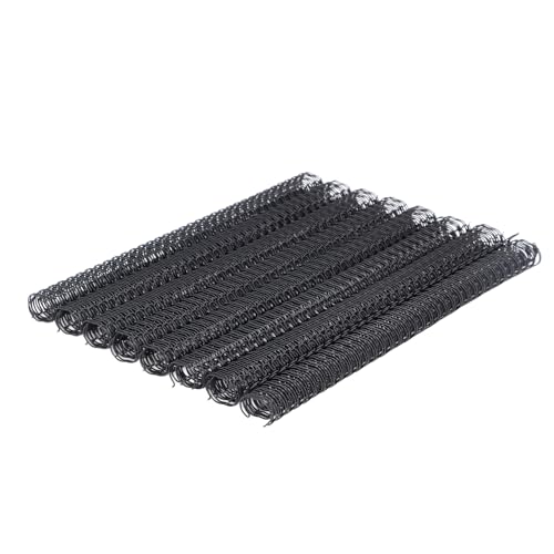 YWBL-WH 120 Blechkapazität Doppelschleife Spiralbindungsspule 100pcs Drahtbindungsstacheln für Berichte (Black) von YWBL-WH