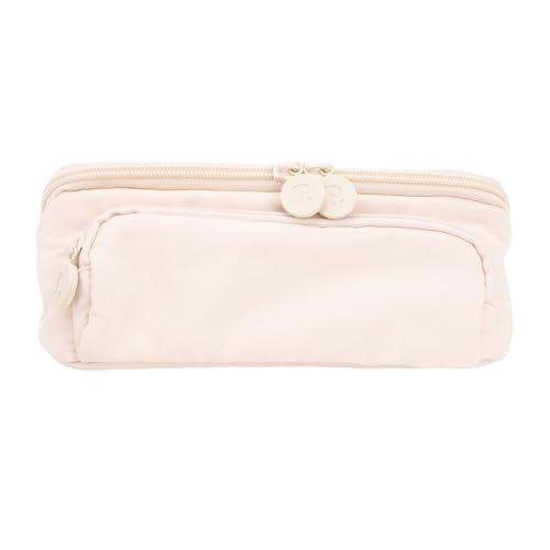 YWBL-WH Dreieck Stiftbeutel Speicher Stoff Große Kapazität Bleistiftkoffer Schreibbuchsttasche für Schulbüro -Nutzung von YWBL-WH