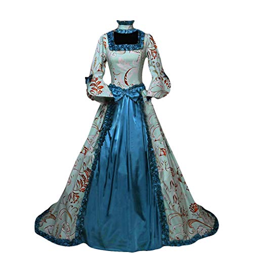 YWBleked Fasching Karneval Renaissance Kleid,Taillenkleid Maxikleid Party Damen Rokoko Ballkleid Halloween Kleid Kleidung Viktorianisches Mittelalter Kleid Ballkleid YWBleked Fasching Karneval Renaissance Kleid,Taillenkleid Maxikleid Party Damen Rokoko Ballkleid Halloween Kleid Kleidung Viktorianisches Mittelalter Kleid Ballkleid von YWBleked