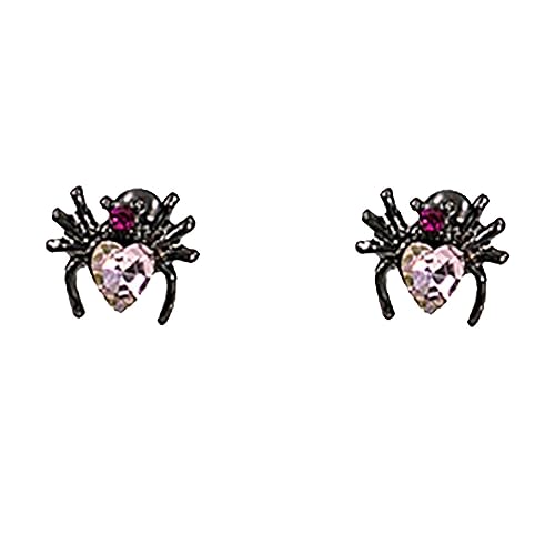 Damen Ohrringe Creolen Halloween Ohrringe für Frauen Ohrringe Schmuck Einfache kreative Design Ohrringe Große Kronleuchter Ohrringe (Black, One Size) von YWJewly