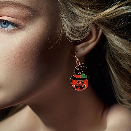 Damenohrringe Lustige Lippen-Ohrringe Legierung mit Halloween-Atmosphäre. Halloween-Ohrringe für Mädchen, Frauen Männer Ohrringe Eckig Silber (White, One Size) von YWJewly