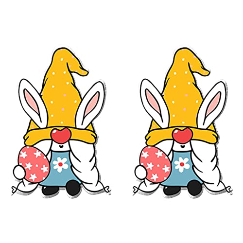 Kerings für Women Niedliche Ohrringe Frau Niedliche Cartoon-Anhänger-Ohrringe Kaninchen-Ohrringe Ohrringe Faultier (Orange, One Size) von YWJewly